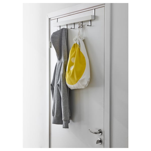 TJUSIG hanger for door/wall, white, 60 cm