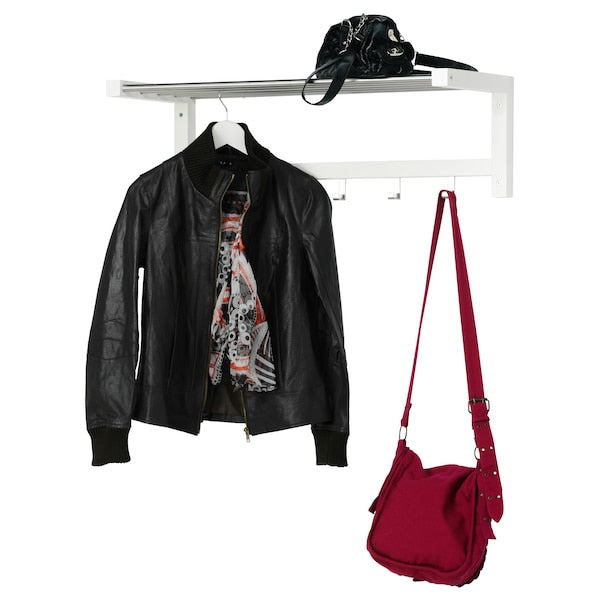 TJUSIG hat rack, white, 79 cm