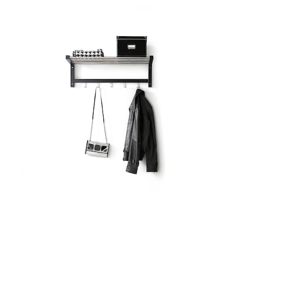TJUSIG hat rack, black, 79 cm