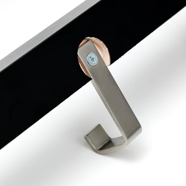 TJUSIG hat rack, black, 79 cm