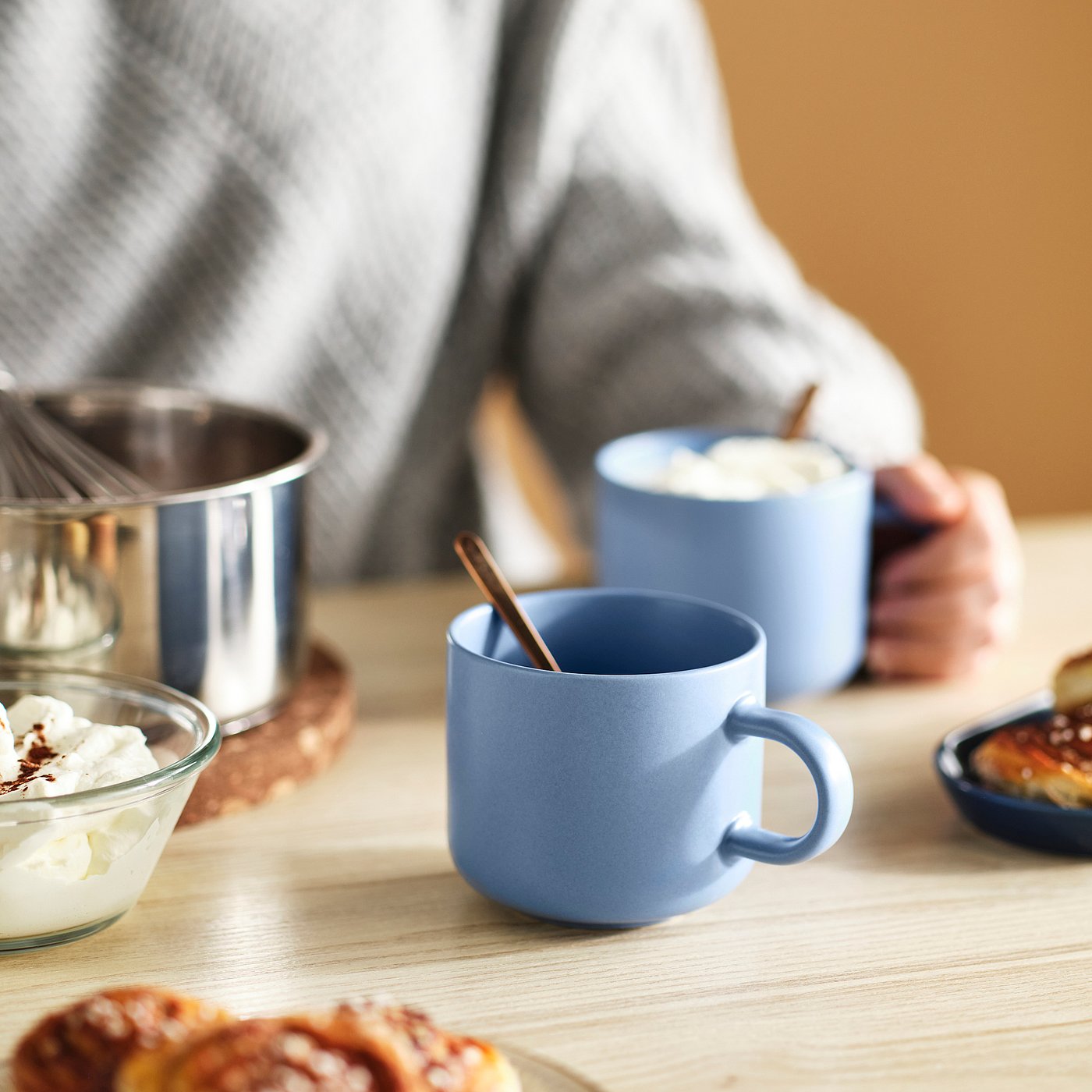 TOBISFISK mug, blue/lilac