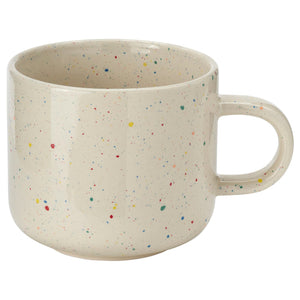 TOBISFISK mug, patterned/beige