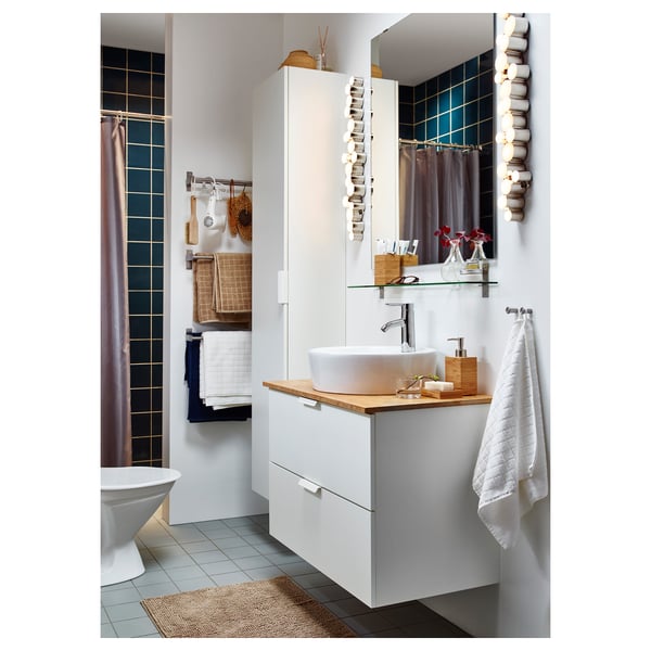 TÖRNVIKEN countertop wash-basin, white