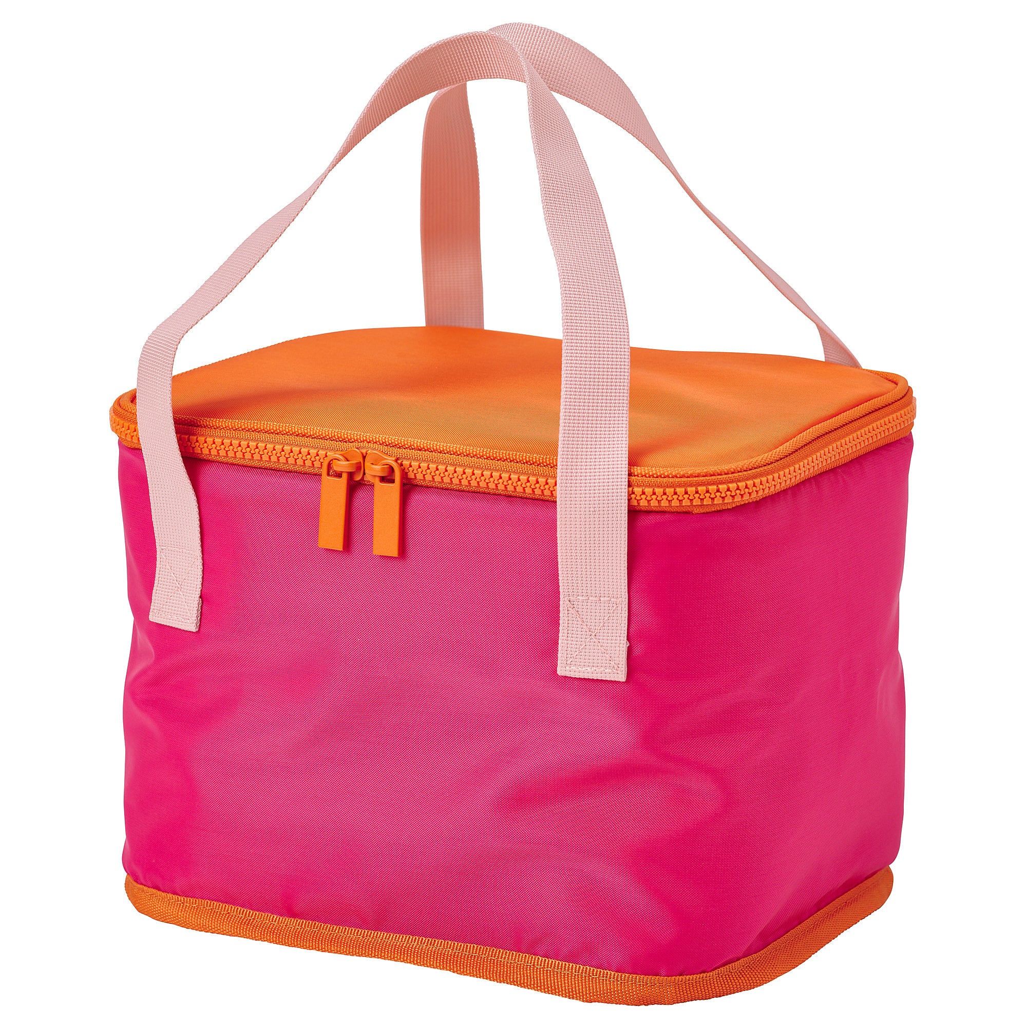TOFSAND cooling bag, pink/orange, 26x19x19 cm