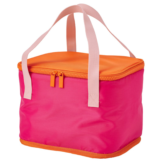 TOFSAND cooling bag, pink/orange, 26x19x19 cm