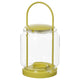 TOFSAND lantern for tealight, in/outdoor, yellow, 12 cm