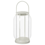 TOFSAND lantern for pillar candle, in/out, white, 44 cm