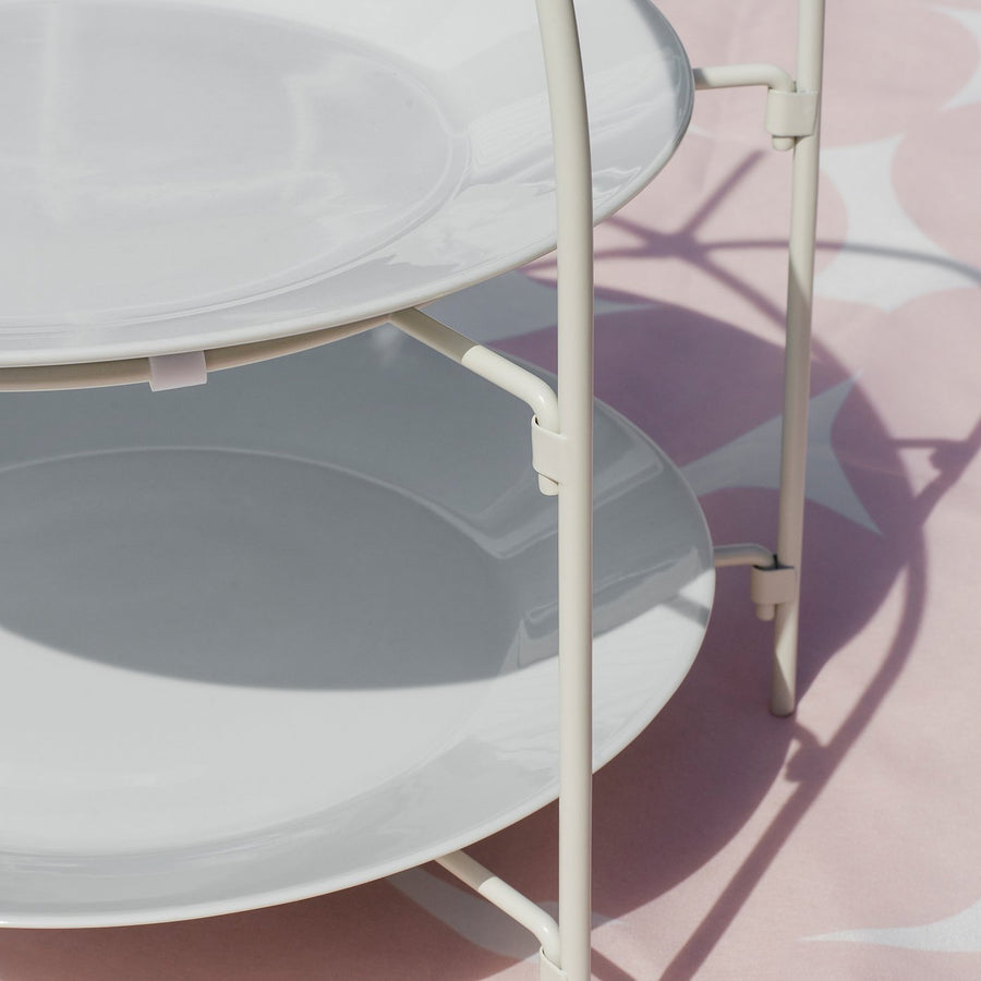 TOFSAND plate stand, white, 29 cm