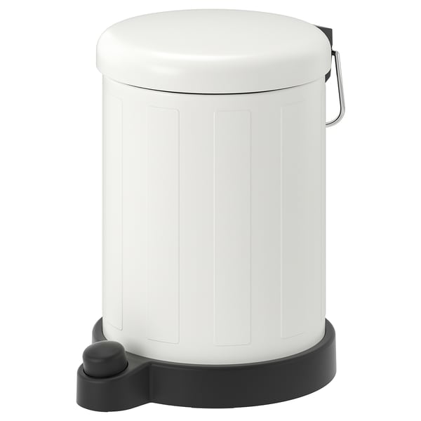 TOFTAN waste bin, white, 4 l