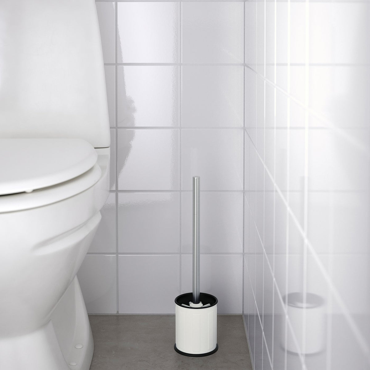 TOFTAN Toilet Brush, White