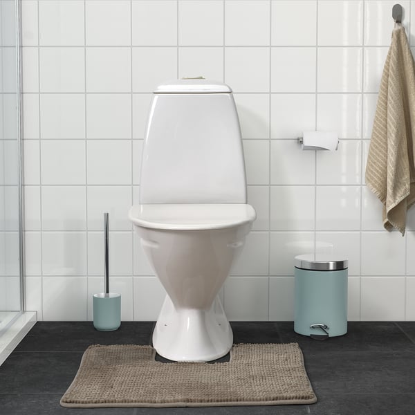TOFTBO pedestal mat, beige, 55x60 cm