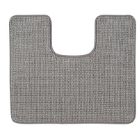 TOFTBO pedestal mat, grey-white/mélange, 55x60 cm