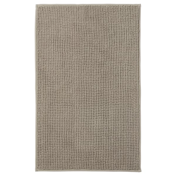 TOFTBO bath mat, beige, 50x80 cm