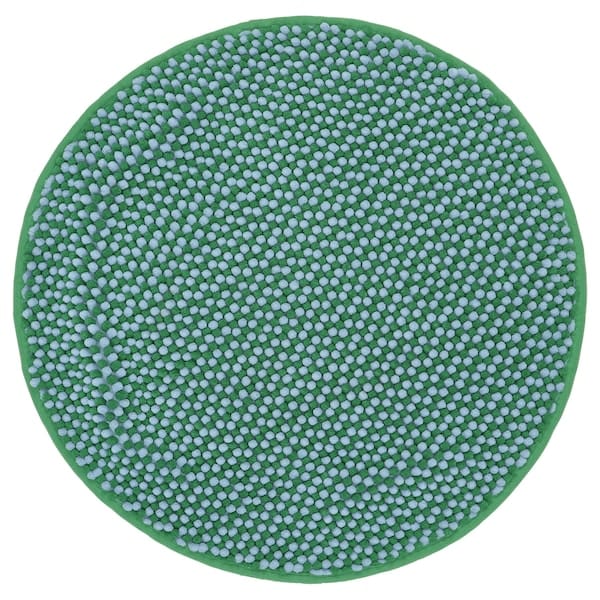 TOFTBO - Bath mat, green/blue, 55 cm