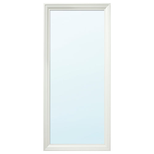 TOFTBYN mirror, white, 75x165 cm