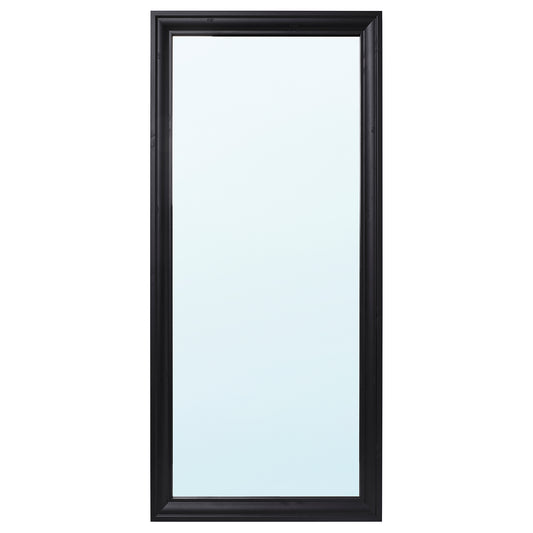 TOFTBYN mirror, black, 75x165 cm