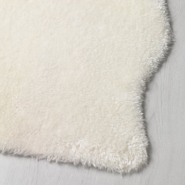 TOFTLUND rug, white, 55x85 cm