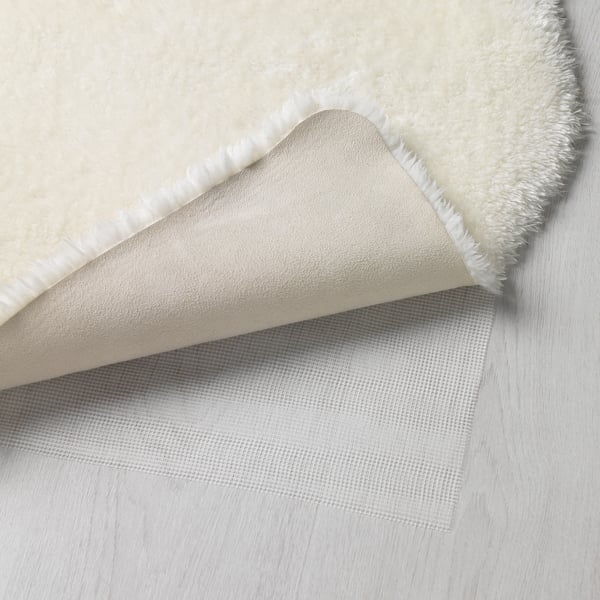 TOFTLUND rug, white, 55x85 cm