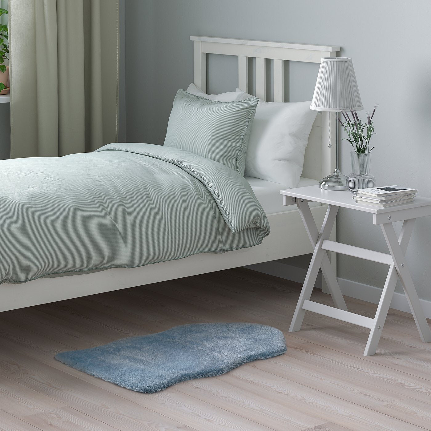 TOFTLUND rug, blue, 55x85 cm