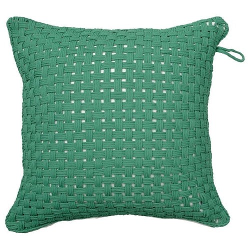 TOFTÖ - Pillow cover, indoor/outdoor, bright green,50x50 cm