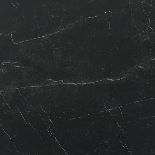 TOLKEN - Countertop, black marble effect, 142x49 cm