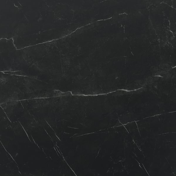TOLKEN - Table top, black marble effect, 122x49 cm