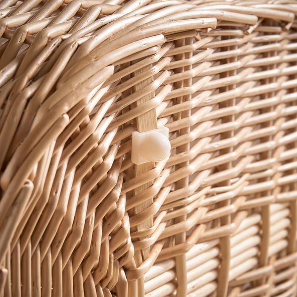 TOLKNING - TOLKNING Laundry basket, handmade willow, 40 l