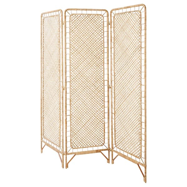 Ikea TOLKNING - Room divider, handmade rattan, 150x170 cm