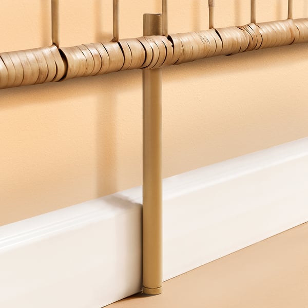 TOLKNING headboard, handmade rattan, 100x96 cm