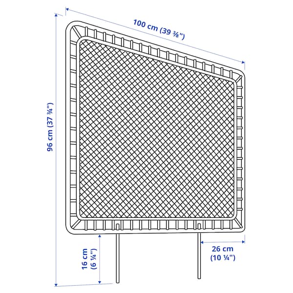 Ikea TOLKNING - Headboard, handmade rattan