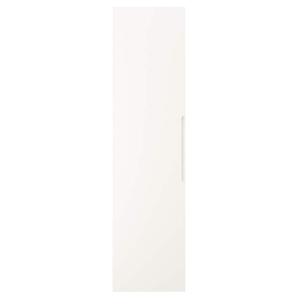 TONSTAD - Door with hinges, off-white, 50x195 cm