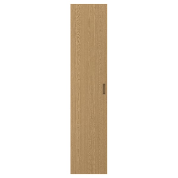 TONSTAD - TONSTAD Door with hinges, oak veneer, 50x229 cm