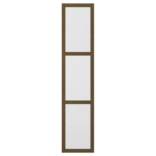 Ikea TONSTAD - Door, brown/stained oak veneer glass, 50x229 cm