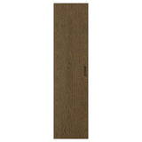 TONSTAD door, brown stained oak veneer, 50x195 cm