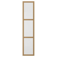 TONSTAD door, oak/veneer glass, 50x229 cm