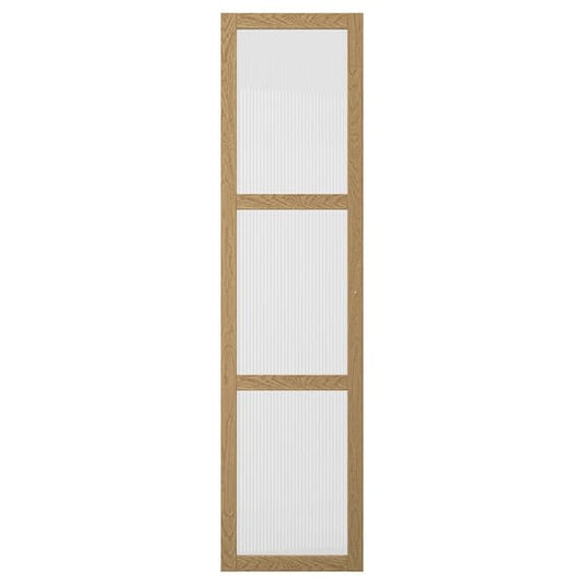 Ikea TONSTAD - Door, oak/veneer glass, 50x195 cm