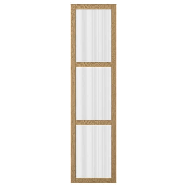 Ikea TONSTAD - Door, oak/veneer glass, 50x195 cm