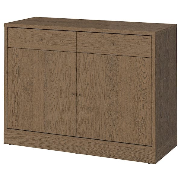 Ikea TONSTAD - Sideboard, brown stained oak veneer, 121x47x90 cm