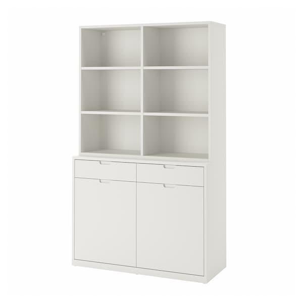 Ikea TONSTAD - Storage combination, off-white, 120x47x201 cm