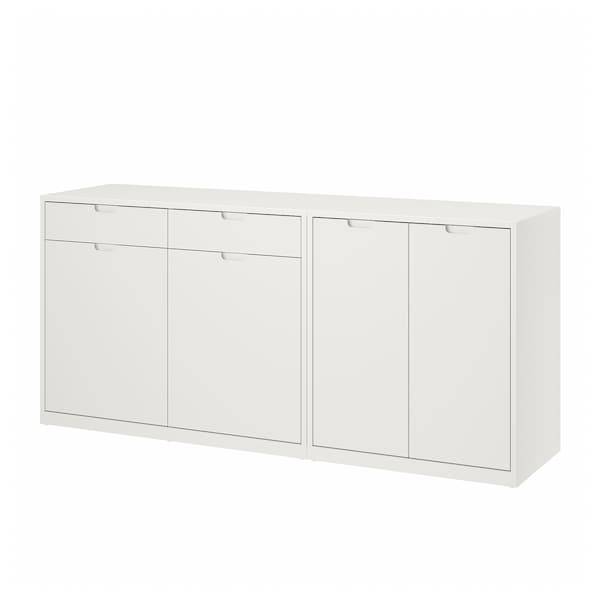 TONSTAD - Storage combination, off-white, 201x47x91 cm