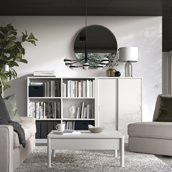 TONSTAD - TONSTAD Storage combination, off-white, 201x37x116 cm