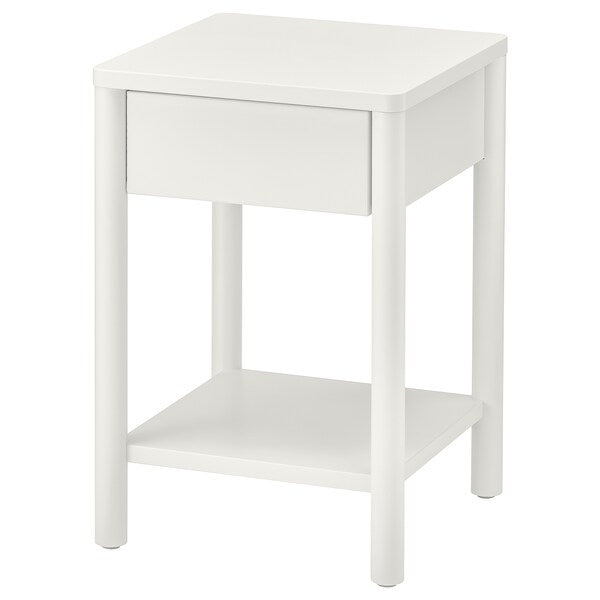 TONSTAD - Bedside table, off-white, 40x40x59 cm