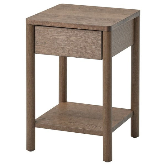 Ikea TONSTAD - Bedside table, brown stained oak veneer, 40x40x59 cm