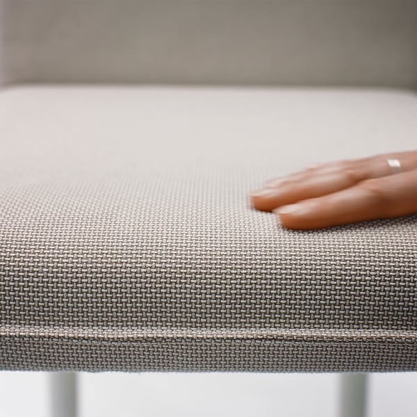 TONSTAD chair cover, Fridtuna light beige