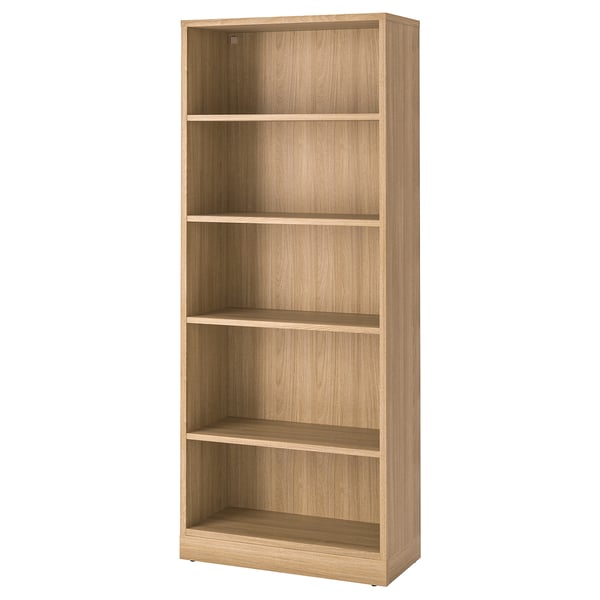 TONSTAD bookcase, oak veneer, 82x37x201 cm