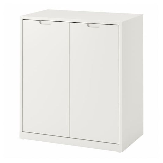 Ikea TONSTAD - Cabinet with doors, off-white, 81x47x91 cm