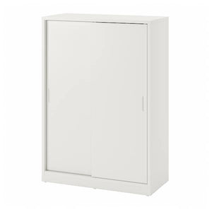 Ikea TONSTAD - Cabinet with sliding doors, off-white, 81x37x116 cm