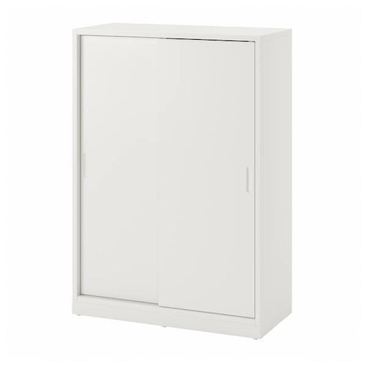 Ikea TONSTAD - Cabinet with sliding doors, off-white, 81x37x116 cm
