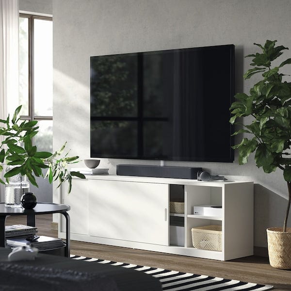 Ikea TONSTAD - TV bench, off-white, 177x37x56 cm