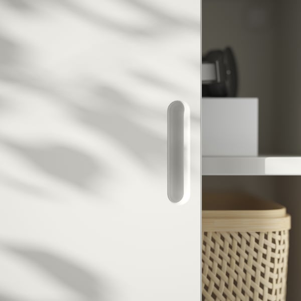 TONSTAD TV bench, off-white, 177x37x56 cm